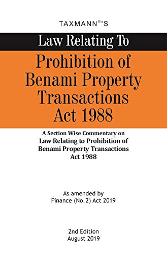 Stock image for Law Relating To Prohibition of Benami Property??Transactions Act 1988, 2/E for sale by Books Puddle