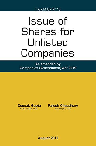 Stock image for Issue of Shares for Unlisted Companies, 2019 Edition for sale by Books in my Basket