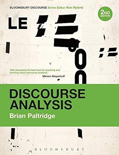 Stock image for Discourse Analysis for sale by Basi6 International