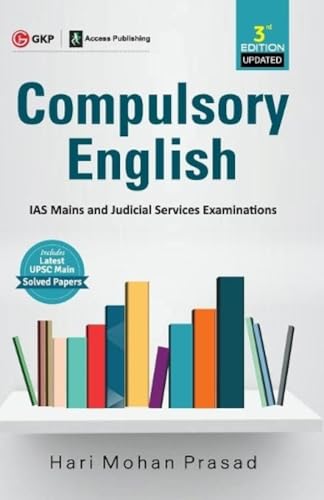 Stock image for Compulsory English for IAS Mains & Judicial Services??Examinations 2019 for sale by Books Puddle