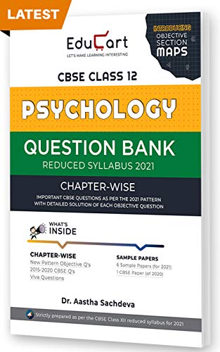Stock image for Educart CBSE Psychology Class 12 Question Bank (Reduced Syllabus) for 2021 for sale by Books Puddle