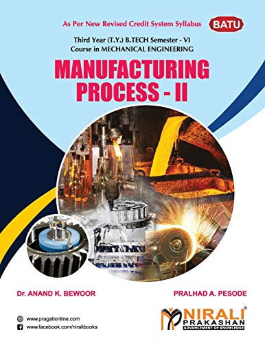 Stock image for MANUFACTURING PROCESS - II for sale by Chiron Media
