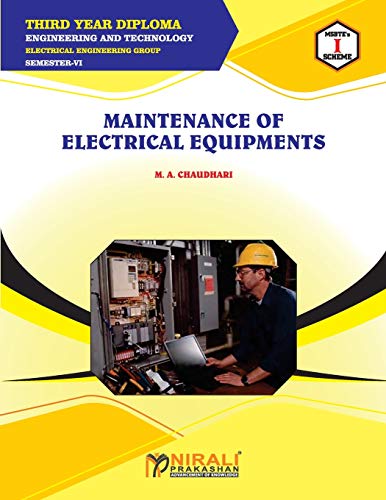 Stock image for Maintenance of Electrical Equipments (22625) for sale by Books Puddle