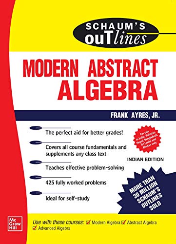 9789389691450: Schaum's Outline of Modern Abstract Algebra