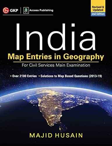 Beispielbild fr India Map Entries in Geography for Civil Services Main Examination zum Verkauf von GF Books, Inc.