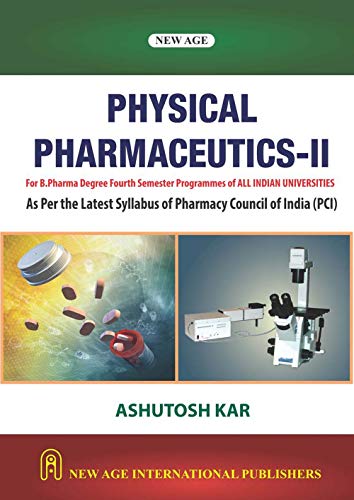Beispielbild fr Physical Pharmaceutics-2 (PCI) Sem-4, 1 Ed. zum Verkauf von Books in my Basket