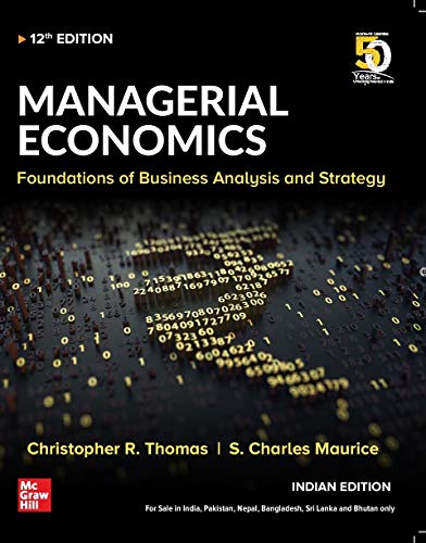 Imagen de archivo de Managerial Economics : Foundations of Business Analysis and Strategy | 12th Edition a la venta por GF Books, Inc.