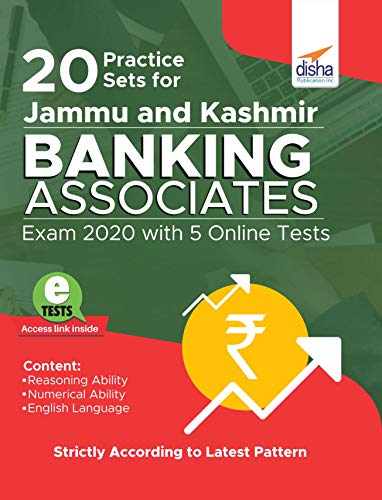 Stock image for 20 Practice Sets for Jammu and Kashmir Banking Associates Exam 2020 with 5 Online Tests for sale by Books Puddle
