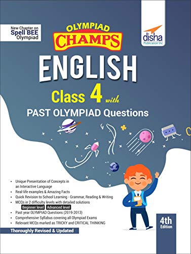 Stock image for Olympiad Champs English Class 4 with Past Olympiad Questions 4th Edition for sale by dsmbooks