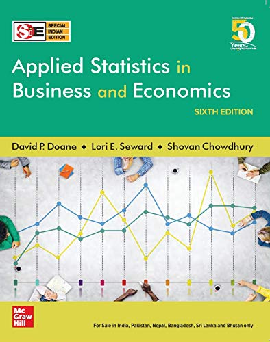 9789390113040: Applied Statistics In Business, 6th edition
