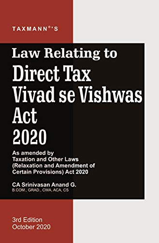 Stock image for Law Relating to Direct Tax Vivad se Vishwas Act 2020, 3rd Edition 2020 for sale by Books in my Basket