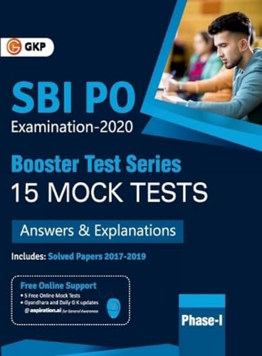 Stock image for SBI 2021 : Probationary Officers' Phase I - Booster Test Series - 15 Mock Tests (Questions, Answers & Explanations) for sale by Majestic Books