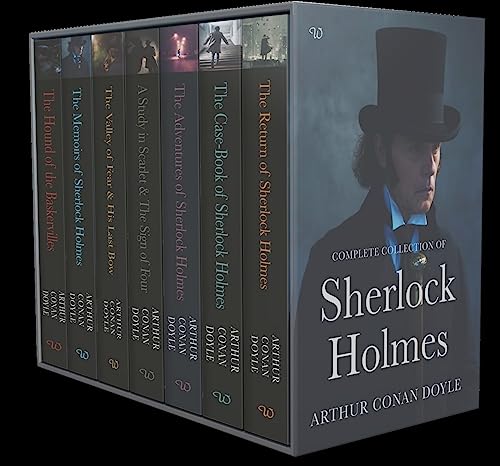 Gimnasio abeja meditación 9789390213566: Sherlock Holmes Series Complete Collection 7 Books Set by  Arthur Conan Doyle (Return,Memories,Adventures,Valley of Fear & His Last  Bow,Case-Book,Hound of Baskerville & Study in Scarlet & Sign of Four):  9390213568 -