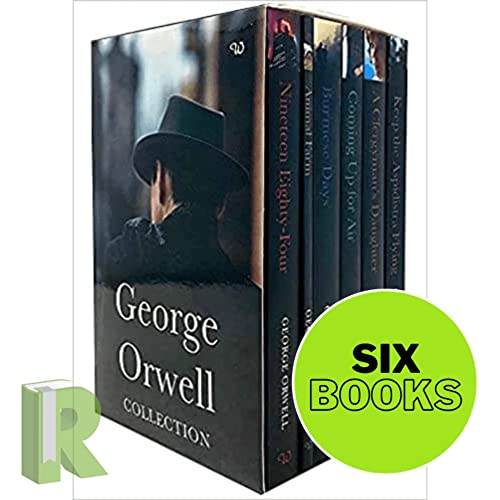 Imagen de archivo de The George Orwell Complete Classic Essential Collection 6 Books Box Set (Keep the Aspidistra Flying, Clergyman's Daughter, Coming Up for Air, Burmese Days, Animal Farm Nineteen Eighty-Four) a la venta por Front Cover Books
