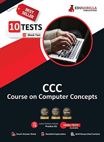 Stock image for CCC (Course on Computer Concepts) Exam 10 Mock Test For Complete Preparation for sale by Ria Christie Collections