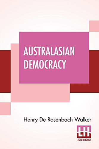 Beispielbild fr Australasian Democracy zum Verkauf von Buchpark