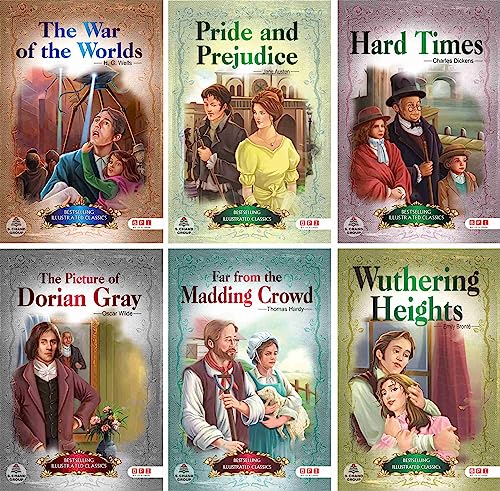 Stock image for Classics for Girls: Illustrated and Abridged Classic Books (Set of 6 books) for sale by Books Puddle