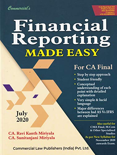 Stock image for Commercial*s Financial Reporting Made Easy for CA Final - July 2020 for sale by dsmbooks