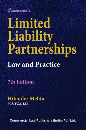 Beispielbild fr Commercial*s Limited Liability Partnerships Law and Practice - 7/Edition zum Verkauf von Mispah books