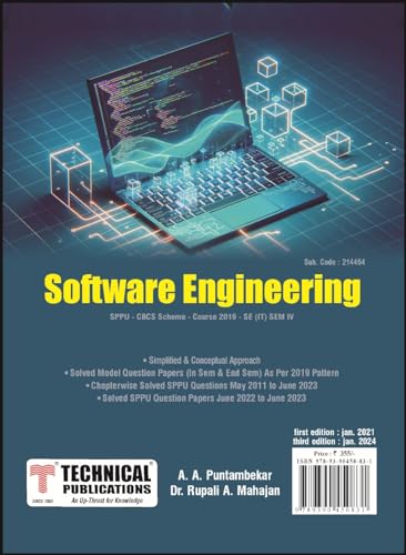 Stock image for Software Engineering for SPPU 19 Course (SE - IV - IT - 214454) for sale by dsmbooks