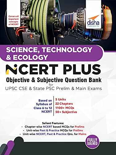 Stock image for Science, Technology & Ecology NCERT PLUS Objective & Subjective Question Bank for UPSC CSE & State PSC Prelim & Main Exams for sale by Books Puddle