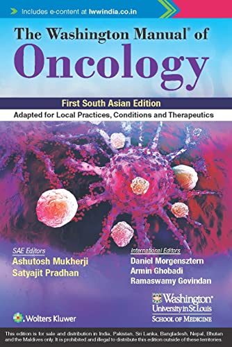 Stock image for THE WASHINGTON MANUAL OF ONCOLOGY WITH ACCESS CODE (SAE) (PB 2022) for sale by Kanic Books