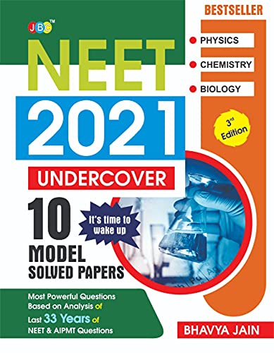 Stock image for 10 NEET Undercover Model Solved Papers, 1800 Dangerous Questions, Based On The Analysis Of Last 33 Years, Previously Asked Questions, NEET 2021 Exam Pattern, 3rd Edition, Physics Chemistry Biology for sale by Books Puddle