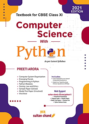 Stock image for Computer Science with Python: Textbook for CBSE Class 11 (2021-2022 Session) for sale by dsmbooks