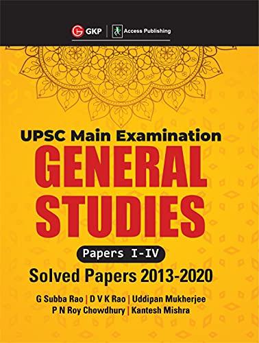 Stock image for UPSC Mains 2021 : General Studies Paper I-IV - Solved Papers 2013-2020 for sale by Books Puddle