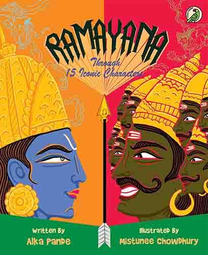 Beispielbild fr ramayana: through 15 iconic characters book zum Verkauf von Books Puddle