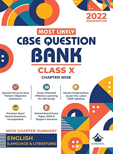 Immagine dell'editore per CBSE Most Likely Question Bank English Class 10 (2022 Exam) - Categorywise & Chapterwise Topics, Solved Papers, New Objective Pattern (Term 1 & 2 ) venduto da Books Puddle