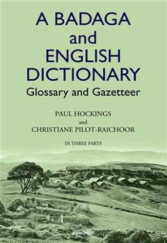 Stock image for A Badaga and English Dictionary: Glossary and Gazetteer 3 Parts for sale by Books in my Basket