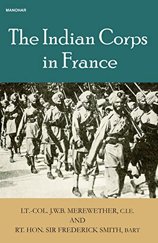 Imagen de archivo de The Indian Corps in France a la venta por Books Puddle
