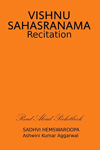 Stock image for Vishnu Sahasranama Recitation -Language: sanskrit for sale by GreatBookPrices