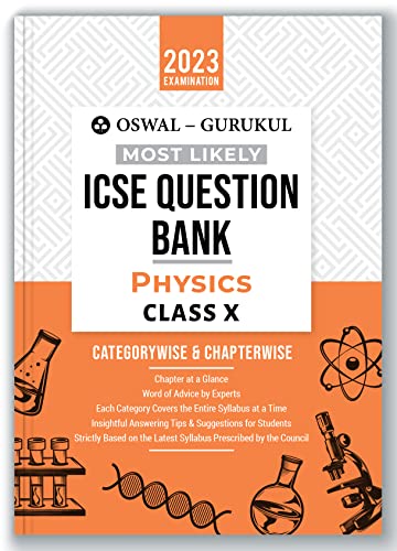 Stock image for Oswal - Gurukul Physics Most Likely Question Bank For ICSE Class 10 (2023 Exam) - Categorywise & Chapterwise Topics, Latest Syllabus Pattern and Solved Papers for sale by Books Puddle