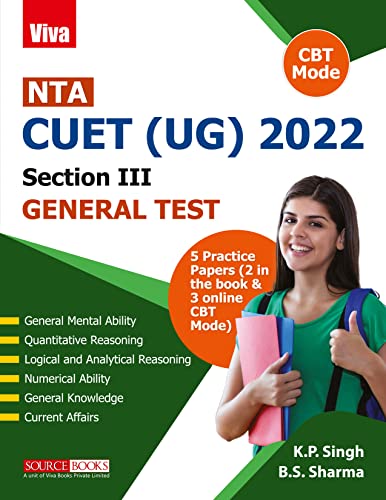 Stock image for NTA CUET UG 2022 SECTION III, GENERAL TEST for sale by Books in my Basket