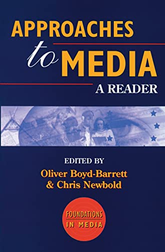 Beispielbild fr APPROACHES TO MEDIA : A READER, 1ST EDITION zum Verkauf von Basi6 International