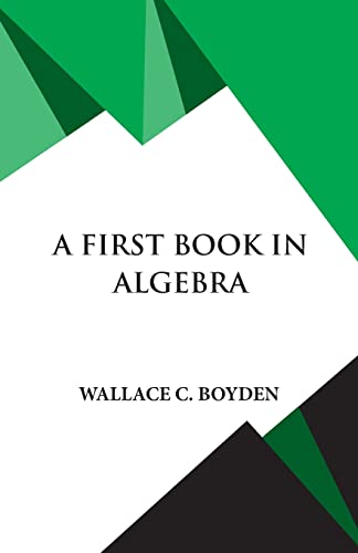 Stock image for A First Book in Algebra [Soft Cover ] for sale by booksXpress