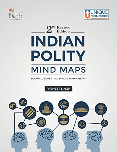 Imagen de archivo de INDIAN POLITY MIND MAP FOR UPSC | STATE CIVIL SERVICES EXAMINATION | BY PAVNEET SINGH a la venta por Books Puddle