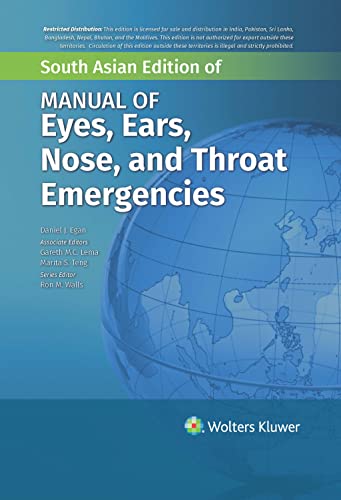Stock image for MANUAL OF EYES EARS NOSE AND THROAT EMERGENCIES (SAE) (PB 2023) for sale by Kanic Books