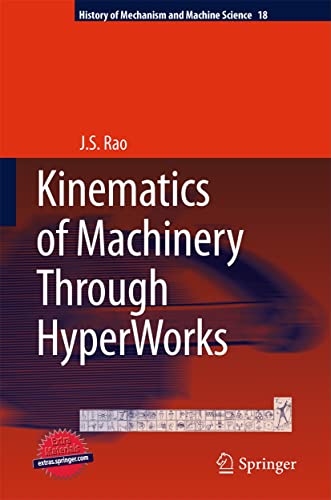 Beispielbild fr Kinematics of Machinery Through HyperWorks zum Verkauf von Buchpark