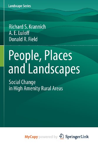 9789400712645: People, Places and Landscapes: Social Change in High Amenity Rural Areas