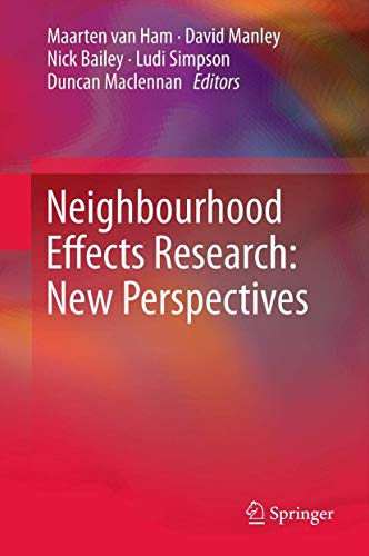 Stock image for Neighbourhood Effects Research: New Perspectives for sale by Revaluation Books