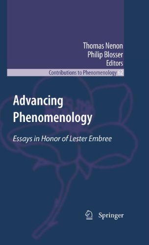 Stock image for Advancing Phenomenology : Essays in Honor of Lester Embree for sale by Ria Christie Collections