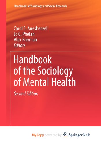 Stock image for Handbook of the Sociology of Mental Health for sale by Mispah books