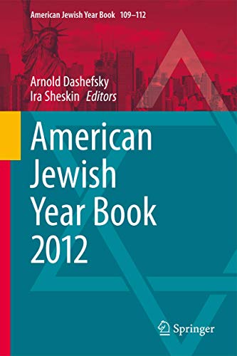 Stock image for American Jewish Year Book 2012 for sale by Southern Maryland Books