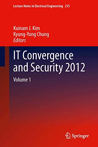 Stock image for IT Convergence and Security 2012 for sale by Buchpark