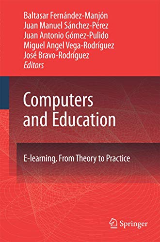 Beispielbild fr Computers and Education : E-Learning; From Theory to Practice zum Verkauf von Ria Christie Collections