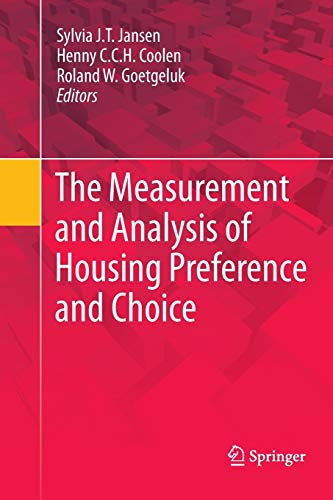 Imagen de archivo de The Measurement and Analysis of Housing Preference and Choice a la venta por Lucky's Textbooks