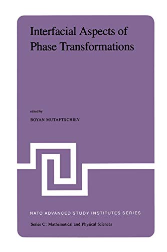 Interfacial Aspects of Phase Transformations : Proceedings of the NATO Advanced Study Institute held at Erice, Silicy, August 29 ¿ September 9, 1981 - B. Mutaftschiev